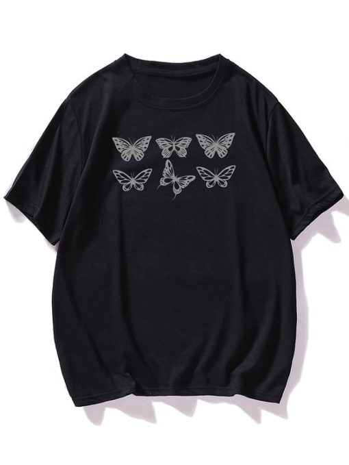 Butterfly Print T-Shirt