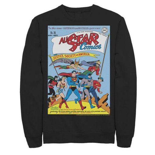 All Star Comics Vintage Cover Sweatshirt