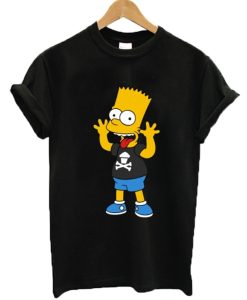 Bart Simpson Funny Graphic T Shirt