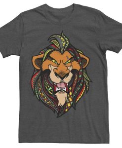 Lion King Scar Pattern T-Shirt