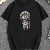 Men Statue Print T-Shirt