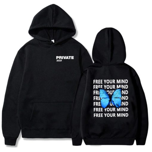 Free Your Mind Butterfly Hoodie