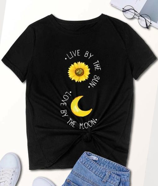 Live By The Sun Love By The Moon T-shirt