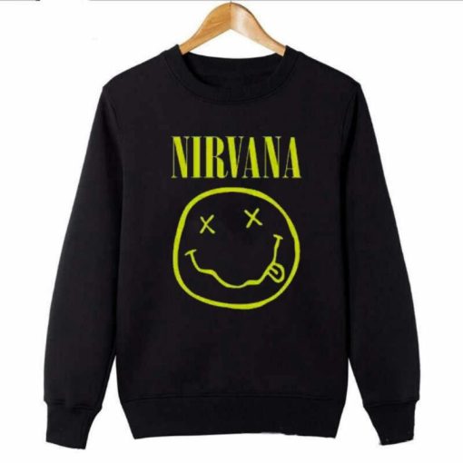 Nirvana Smiley Face Logo Sweatshirt