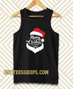Santa Style Merry Chritsmas Tanktop
