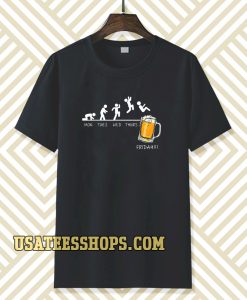 beer drinking t-shirt TPKJ3