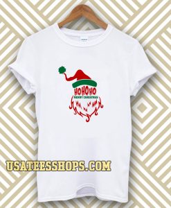 ho ho ho santa claus T-shirt