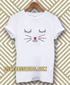 CAT FACE T-SHIRT TPKJ3