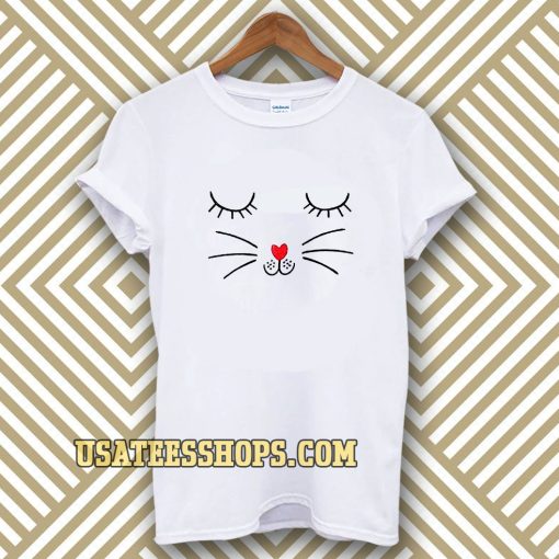 CAT FACE T-SHIRT TPKJ3