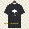 Cube Minimal Simple Geometry Nerd T Shirt TPKJ3