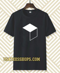 Cube Minimal Simple Geometry Nerd T Shirt TPKJ3