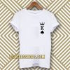 Herren Krone King Of Spades Poker t-shirt TPKJ3