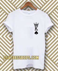 Herren Krone King Of Spades Poker t-shirt TPKJ3