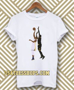 LeBron James Block On Andre Iguodala Unisex t-shirt TPKJ3