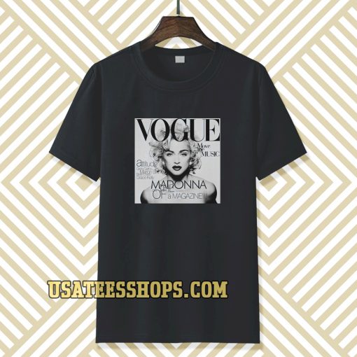 Unisex 80'S Madonna Vogue Short Sleeve T-Shirt TPKJ3