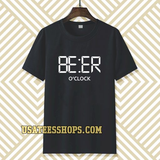 beer o'clock t-shirt unisex TPKJ3