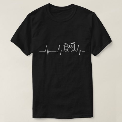 Drummer Heartbeat T-shirt TPKJ3