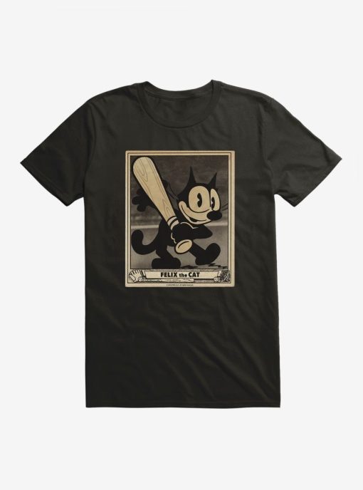 Felix The Cat Baseball Card T-Shirt TPKJ3