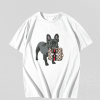 French Bulldog Biting Bag T-Shirt TPKJ3