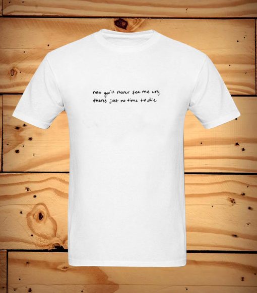 Billie Eilish Lyrics Glock Tucked T Shirt